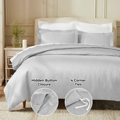 850 Thread Count Egyptian Cotton Solid Duvet Cover