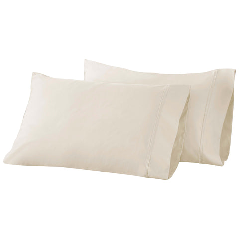 100% Egyptian Cotton 850 Thread Count Solid Bed Pillowcase Set