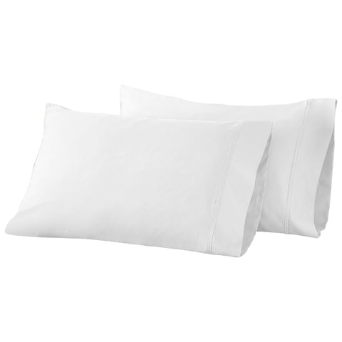 100% Egyptian Cotton 850 Thread Count Solid Bed Pillowcase Set