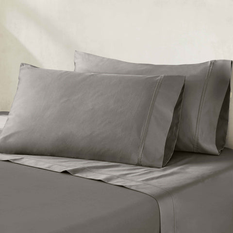 100% Egyptian Cotton 850 Thread Count Solid Bed Pillowcase Set
