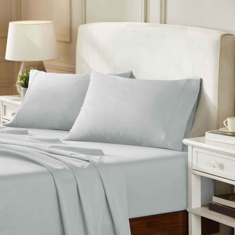 100% Egyptian Cotton 850 Thread Count Solid Bed Pillowcase Set