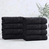 Heritage Egyptian Cotton Plush Thick Absorbent Hand Towel Set of 8