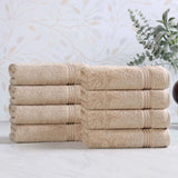 Heritage Egyptian Cotton Plush Thick Absorbent Hand Towel Set of 8