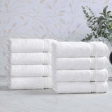 Heritage Egyptian Cotton Plush Thick Absorbent Hand Towel Set of 8