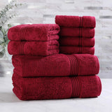 Egyptian Cotton Heritage Plush Towel Set 8 Piece