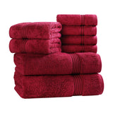 Egyptian Cotton Heritage Plush Towel Set 8 Piece