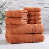 Egyptian Cotton Heritage Plush Towel Set 8 Piece