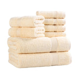 Egyptian Cotton Heritage Plush Towel Set 8 Piece