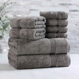 Egyptian Cotton Heritage Plush Towel Set 8 Piece