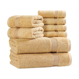 Egyptian Cotton Heritage Plush Towel Set 8 Piece