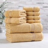 Egyptian Cotton Heritage Plush Towel Set 8 Piece