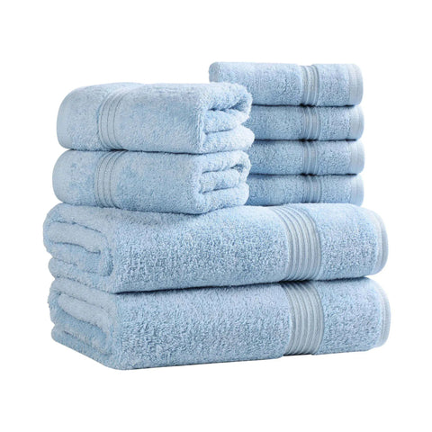 Egyptian Cotton Heritage Plush Towel Set 8 Piece