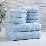 Egyptian Cotton Heritage Plush Towel Set 8 Piece