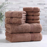 Egyptian Cotton Heritage Plush Towel Set 8 Piece