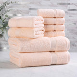 Egyptian Cotton Heritage Plush Towel Set 8 Piece