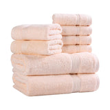 Egyptian Cotton Heritage Plush Towel Set 8 Piece