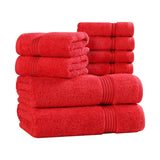 Egyptian Cotton Heritage Plush Towel Set 8 Piece