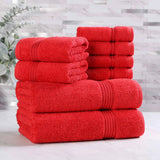 Egyptian Cotton Heritage Plush Towel Set 8 Piece