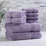 Egyptian Cotton Heritage Plush Towel Set 8 Piece