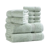 Egyptian Cotton Heritage Plush Towel Set 8 Piece