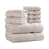 Egyptian Cotton Heritage Plush Towel Set 8 Piece