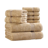 Egyptian Cotton Heritage Plush Towel Set 8 Piece