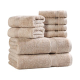 Egyptian Cotton Heritage Plush Towel Set 8 Piece