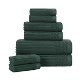 Cotton Ribbed Textured Towel Set 8-Piece - Soho