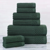 Cotton Ribbed Textured Towel Set 8-Piece - Soho