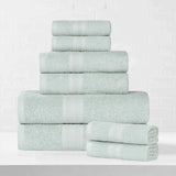 Eco-Friendly Ringspun Cotton Towel Set 8-Piece