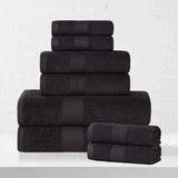 Eco-Friendly Ringspun Cotton Towel Set 8-Piece