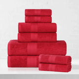 Eco-Friendly Ringspun Cotton Towel Set 8-Piece