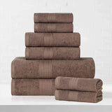 Eco-Friendly Ringspun Cotton Towel Set 8-Piece