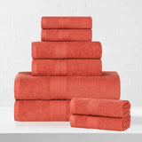 Eco-Friendly Ringspun Cotton Towel Set 8-Piece