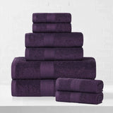 Eco-Friendly Ringspun Cotton Towel Set 8-Piece