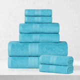 Eco-Friendly Ringspun Cotton Towel Set 8-Piece