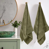Egyptian Cotton Bath Towels Plush Absorbent Set of 2 Madison