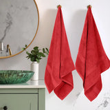 Egyptian Cotton Bath Towels Plush Absorbent Set of 2 Madison