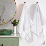 Egyptian Cotton Bath Towels Plush Absorbent Set of 2 Madison