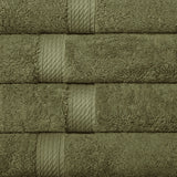 Egyptian Cotton Hand Towels 4-Piece Plush Set by Madison