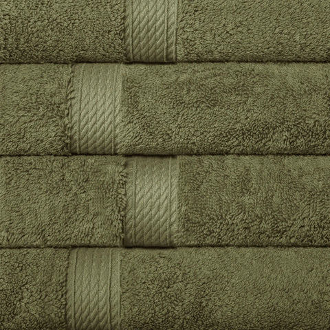 Egyptian Cotton Hand Towels 4-Piece Plush Set by Madison