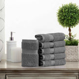 Egyptian Cotton Face Towel Set of 6 by Madison