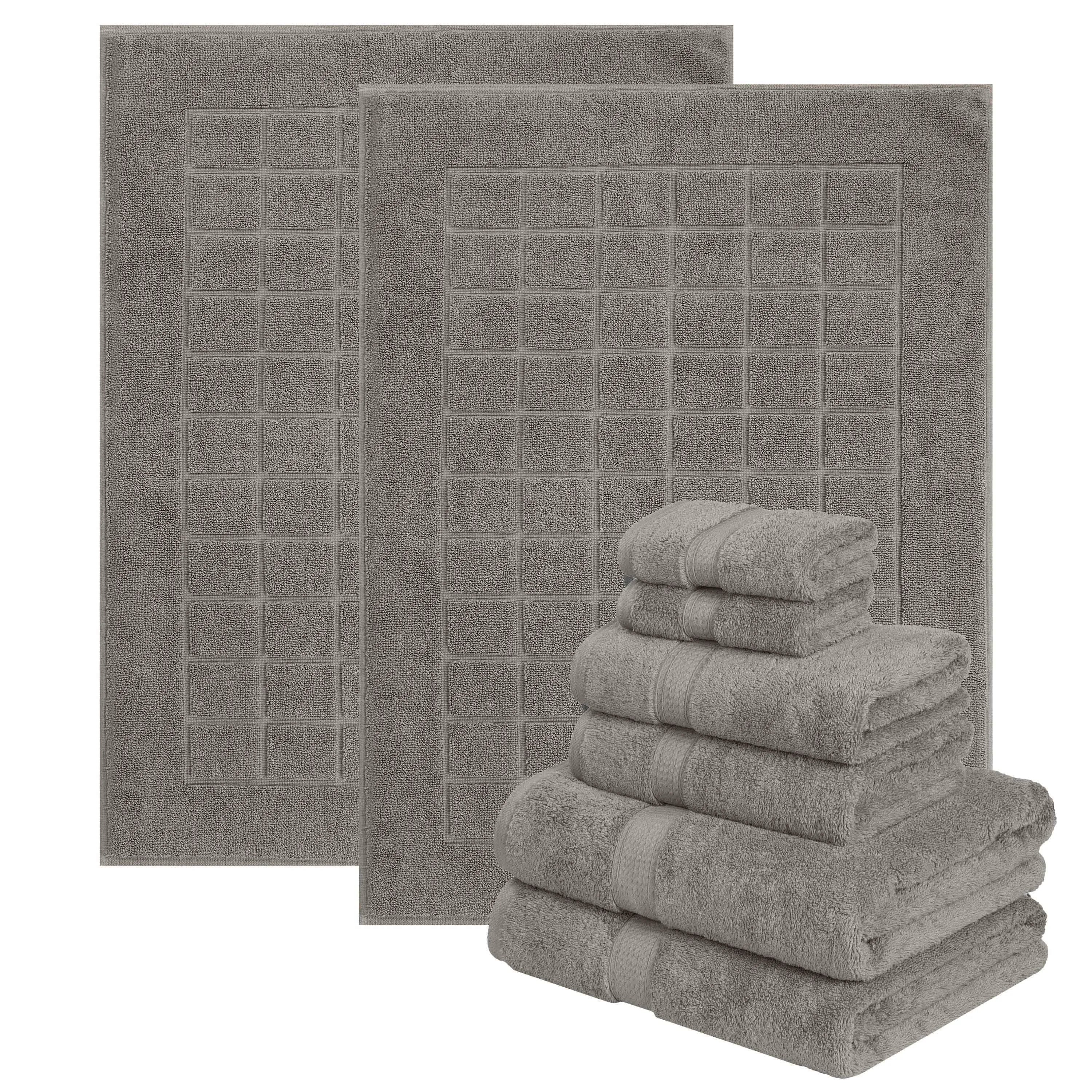 8-Piece Signature Plush Bath Bundle