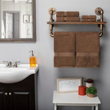 Madison Egyptian Cotton Plush Heavyweight 6 Piece Towel Set