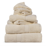 Egyptian Cotton 6-piece towel set – Plush & Heavyweight