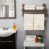 Madison Egyptian Cotton Plush Heavyweight 6 Piece Towel Set