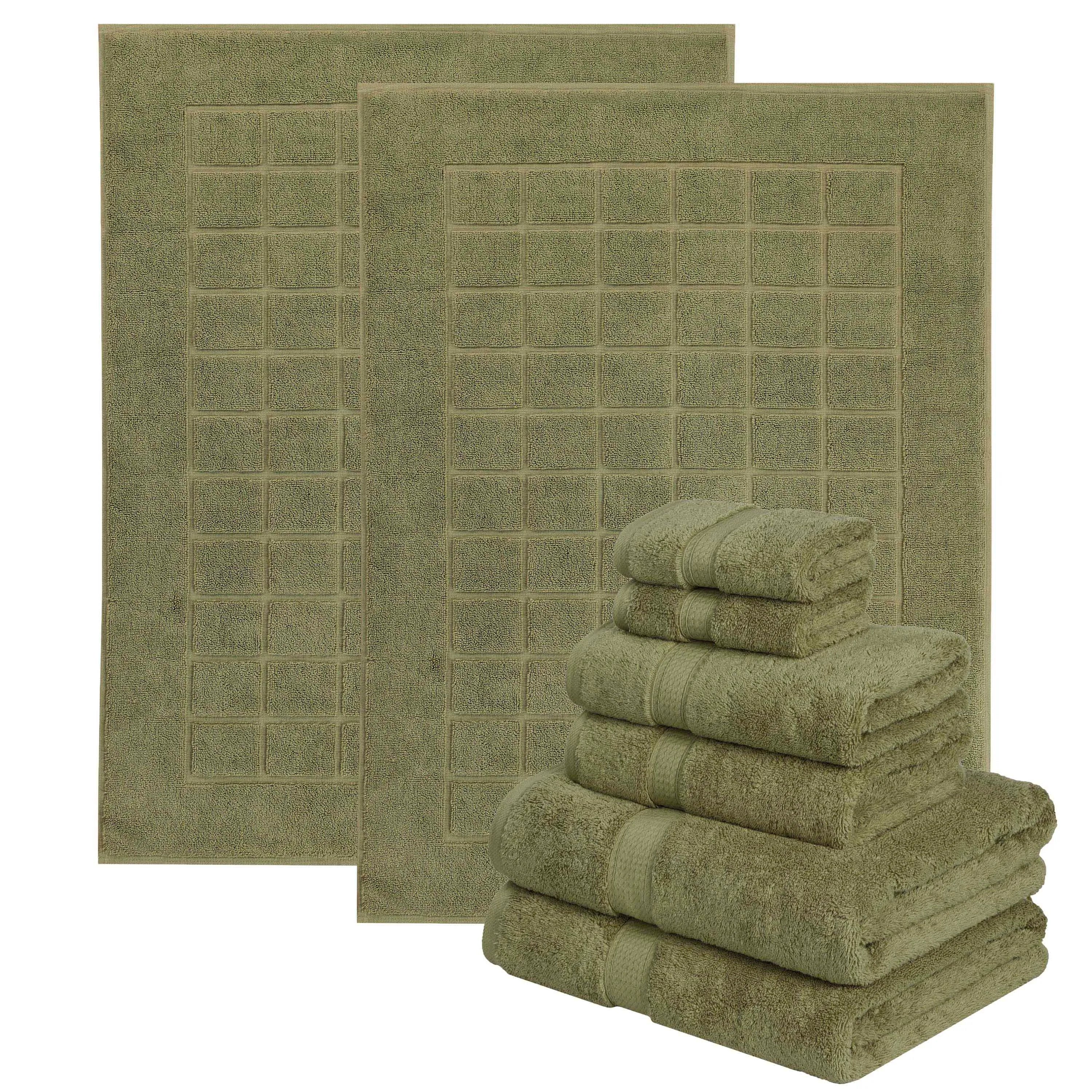 8-Piece Signature Plush Bath Bundle