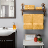 Madison Egyptian Cotton Plush Heavyweight 6 Piece Towel Set