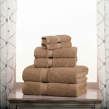 Madison Egyptian Cotton Plush Heavyweight 6 Piece Towel Set