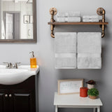 Madison Egyptian Cotton Plush Heavyweight 6 Piece Towel Set